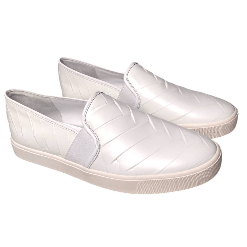 Vince Blair Woven Leather Slip-On Sneaker